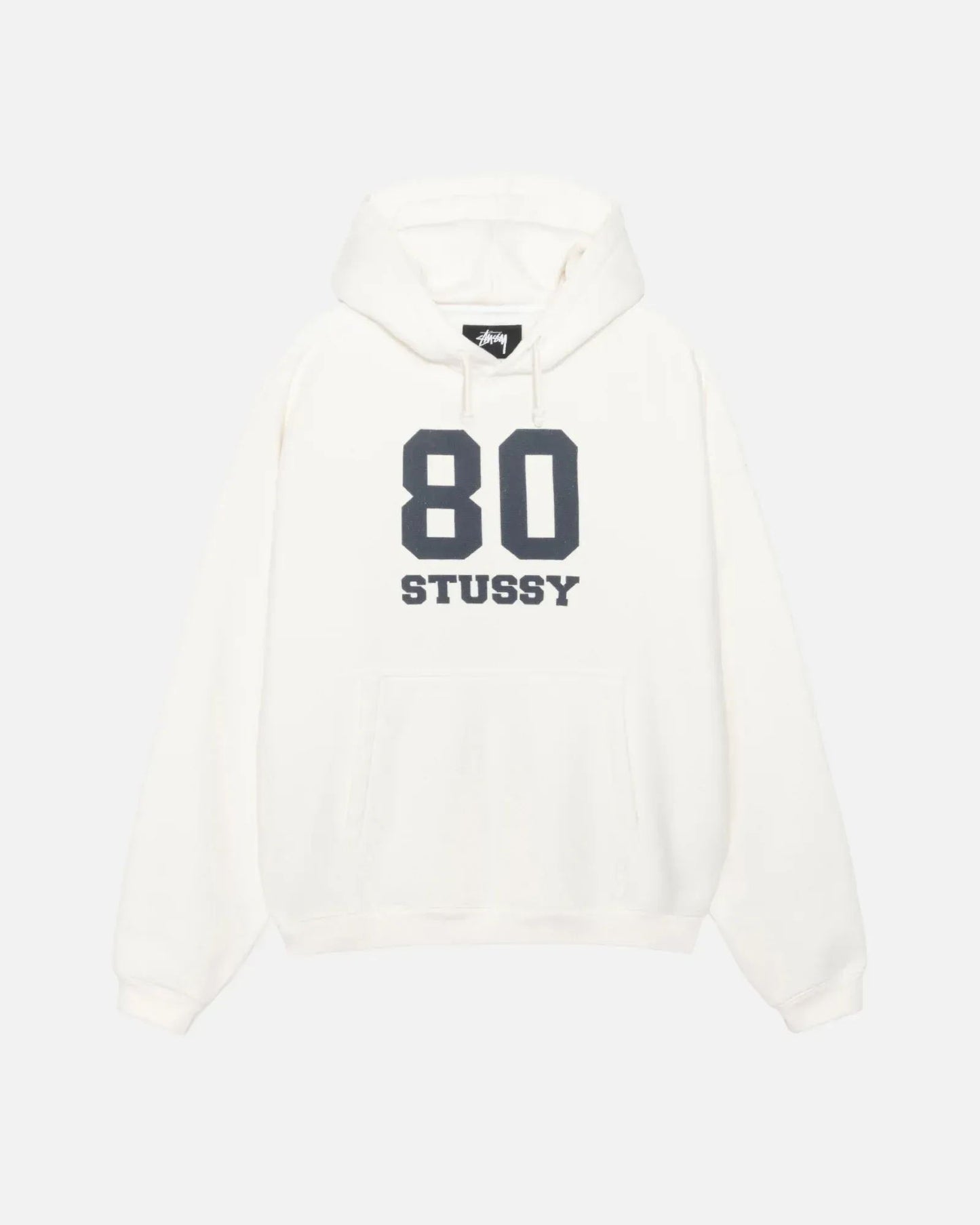 Stussy 80 Relaxed Hoodie Off White