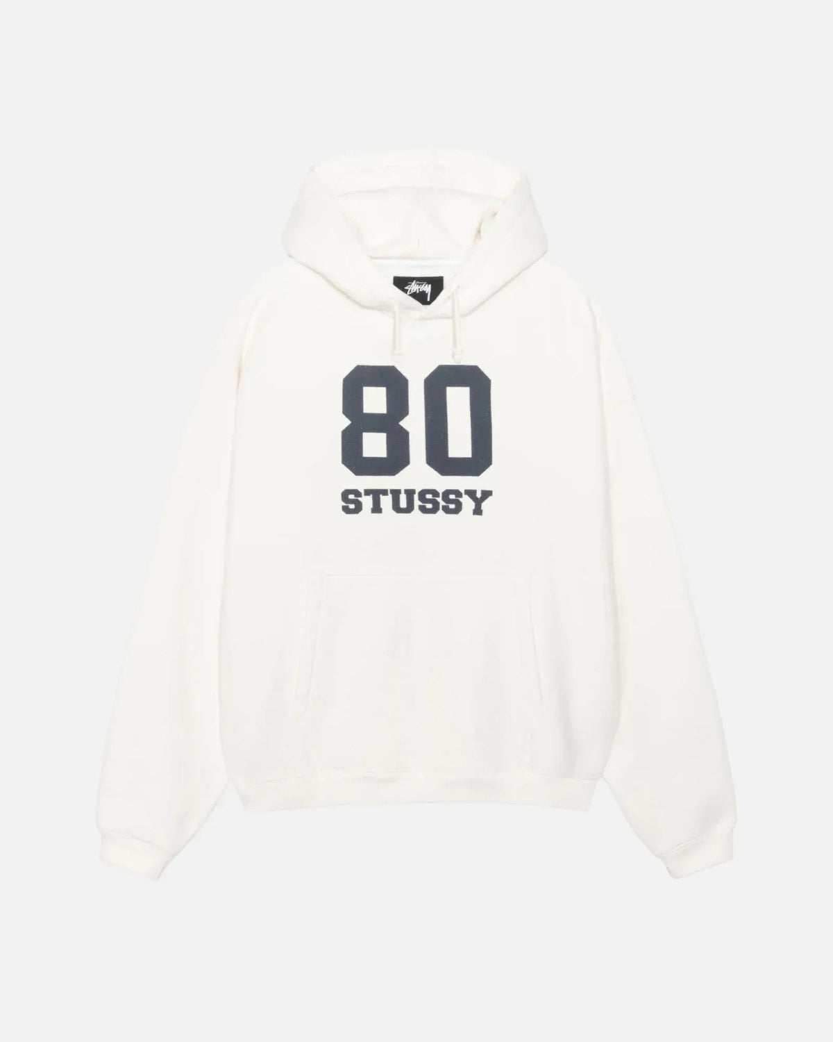 Stussy 80 Relaxed Hoodie Off White